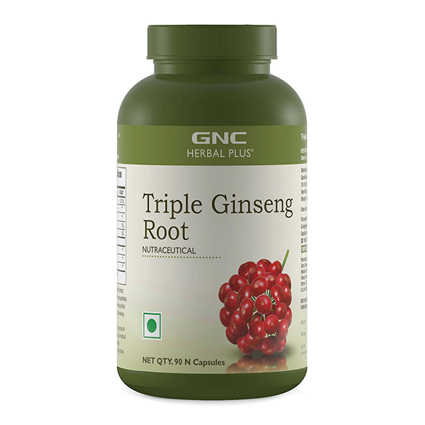 GNC Herbal Plus Triple Ginseng Root 